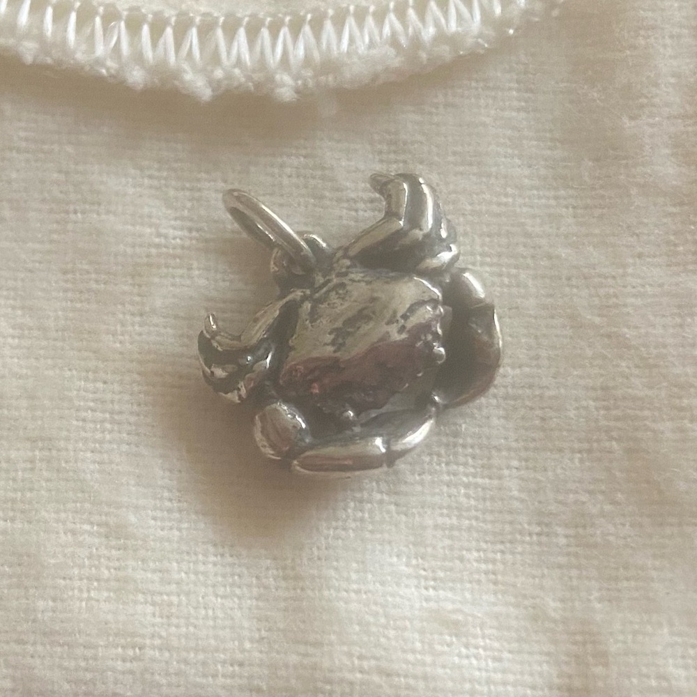 RETIRED James Avery Crab Zodiac Charm Pendant .925 NWOT - Picture 10 of 13